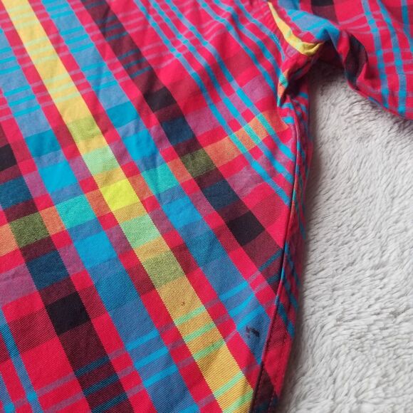 VTG COOGI Short Sleeve Shirt Men's XXL Colorful Logo Colorblock Retro - Picture 9 of 12